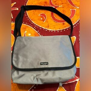 Kate spade silver messenger Bag